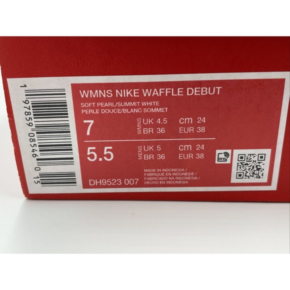 Nike Waffle Debut Soft Pearl/White Athletic Women's Shoe DH9523-007 Size 7 NEW - Picture 6 of 7